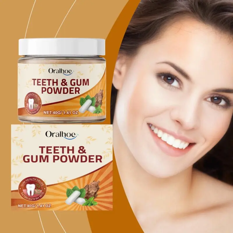 Oralhoe Herbal Gum Powder - Natural Teeth Cleaning & Fresh Breath Oral Powder - Image 2
