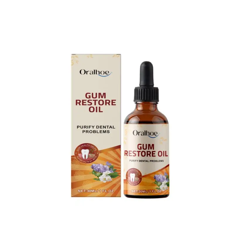 Oralhoe Herbal Gum Repair Solution - Tartar and Stain Removal with Discomfort Relief