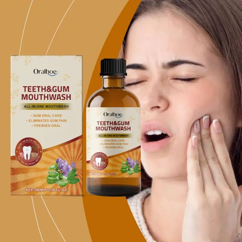Oralhoe Herbal Mouthwash - Natural Ingredients, Odor Control, Gentle Teeth Cleaning - Image 2