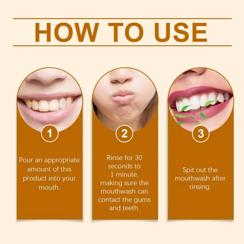 Oralhoe Herbal Mouthwash - Natural Ingredients, Odor Control, Gentle Teeth Cleaning - Image 6