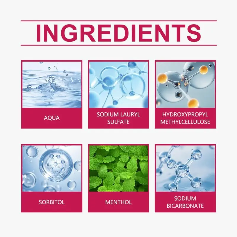 Oralhoe Baking Soda Toothpaste: Mint Fresh Cleaning, Teeth Whitening & Brightening - Image 5