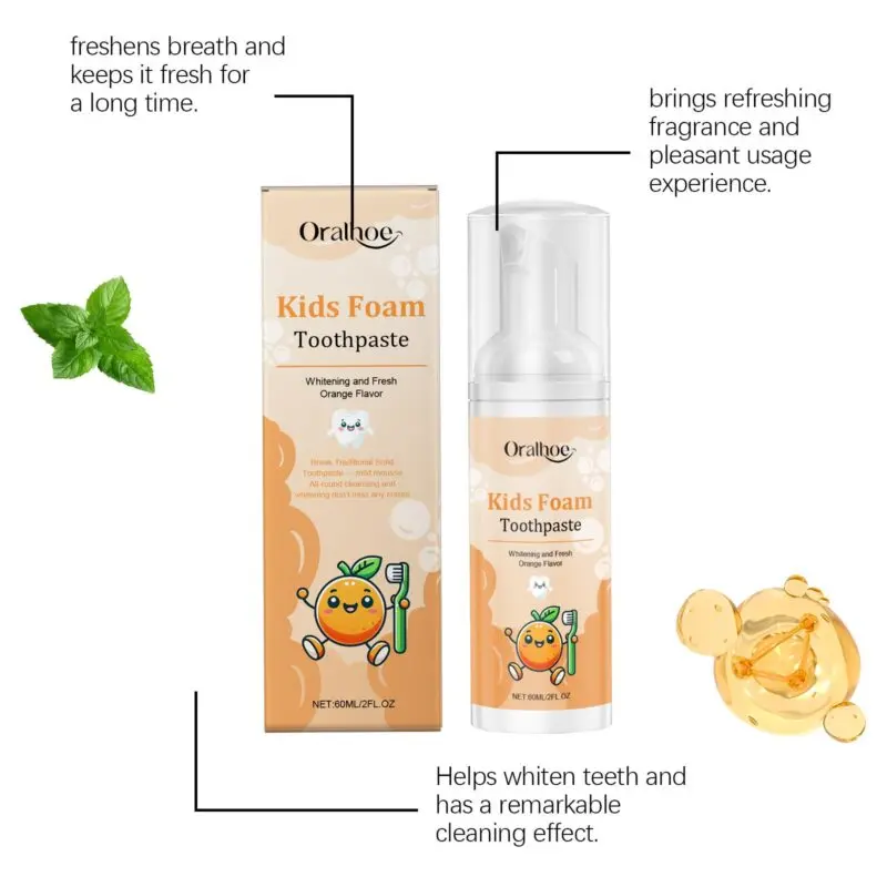 Oralhoe Children's Dental Mousse: Stain Removal and Fresh Breath - Image 4