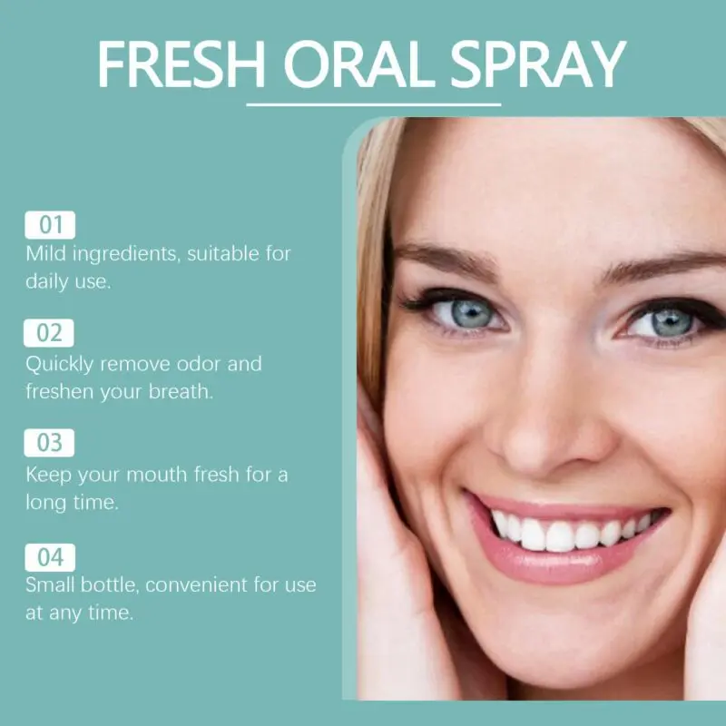 Oralhoe Mouth Freshening Spray - Bad Breath Deodorizer & Oral Care - Image 3