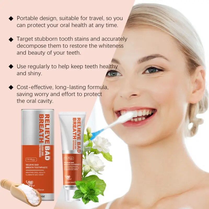 OralCare Clean Toothpaste: Gentle Mint, Teeth Brightening & Fresh Breath - Image 3