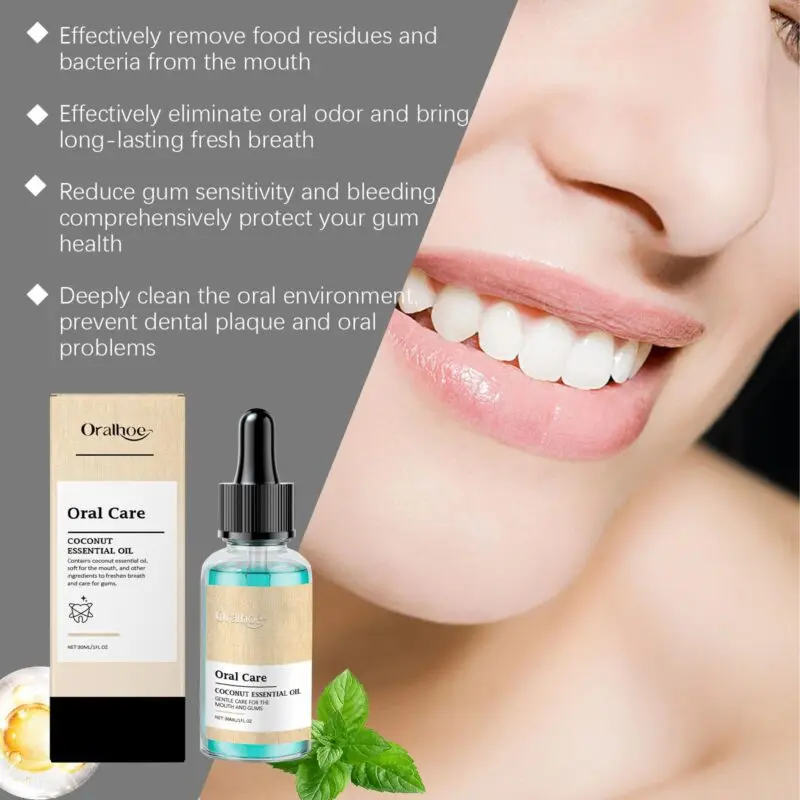 Oralhoe Coconut Mouthwash: Gentle Gum Care, Stain Removal & Fresh Breath - Image 4