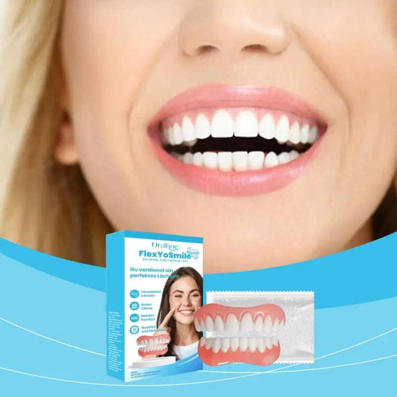Oralhoe Cosmetic Denture Set - Comfort Fit Dental Kit for Smile Enhancement - Image 2