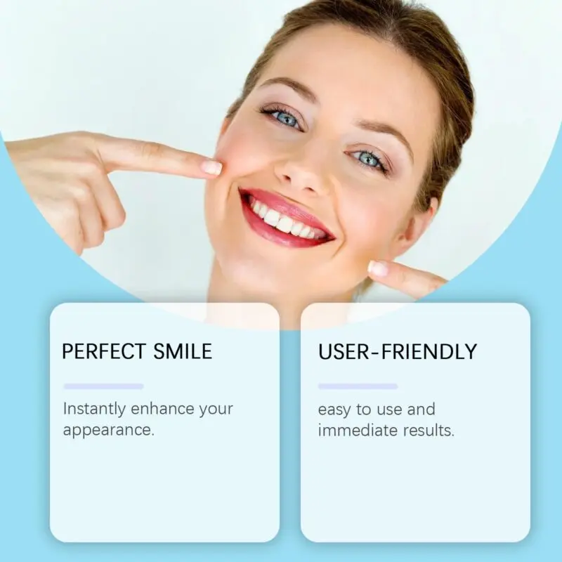 Oralhoe Cosmetic Denture Set - Comfort Fit Dental Kit for Smile Enhancement - Image 3