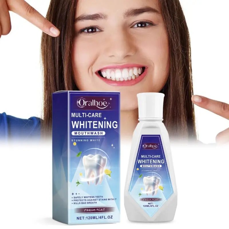 Oralhoe Triple Action Mouthwash: Fresh Mint, Odor Control, Gum Care - Image 2