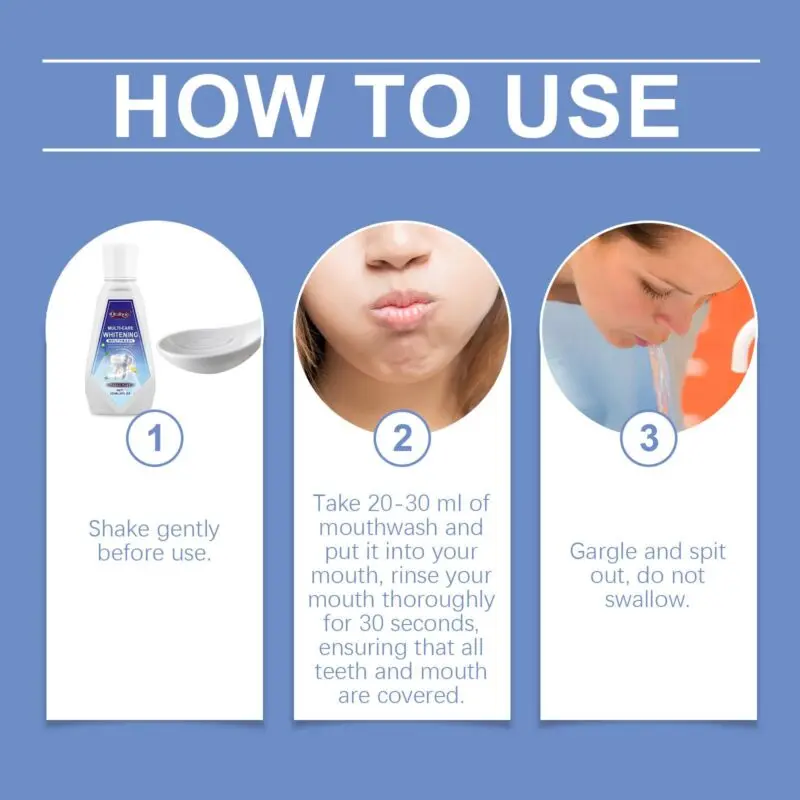 Oralhoe Triple Action Mouthwash: Fresh Mint, Odor Control, Gum Care - Image 6