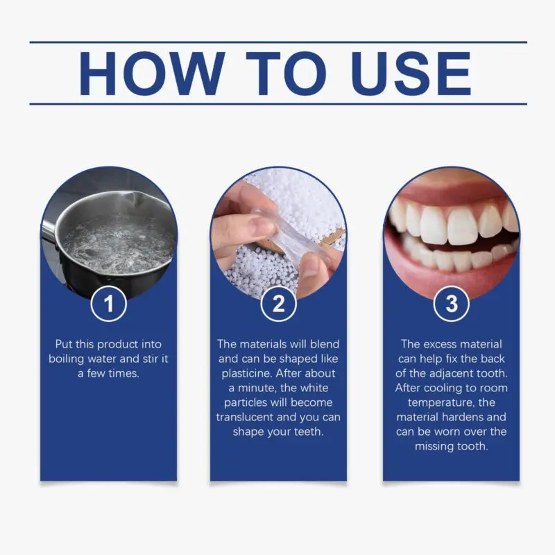 Oralhoe Solid Dental Glue: Temporary Dental Fillings for Teeth, Dentures & Fixation - Image 6