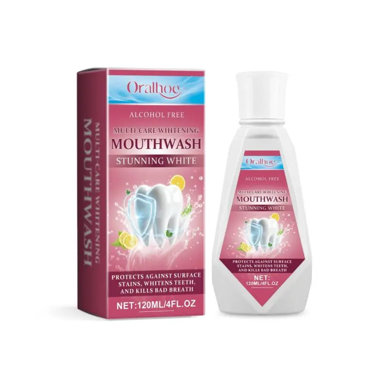 Oralhoe Mint Mouthwash: Gentle Gum Care, Fresh Breath & Stain Prevention