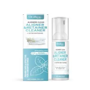 Oralhoe Braces Cleansing Mousse - Gentle Foam Cleaner for Orthodontic Appliances