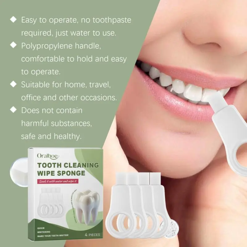 Oralhoe Sponge Tooth Cleaner - Daily Oral Hygiene & Teeth Stain Removal - Image 4