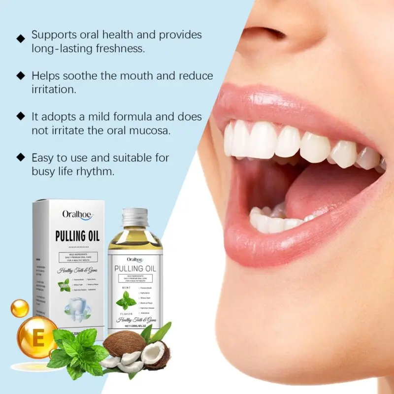 Oralhoe Coconut Mouthwash - Odor and Stain Removal, Fresh Breath, Oral Health - Image 3