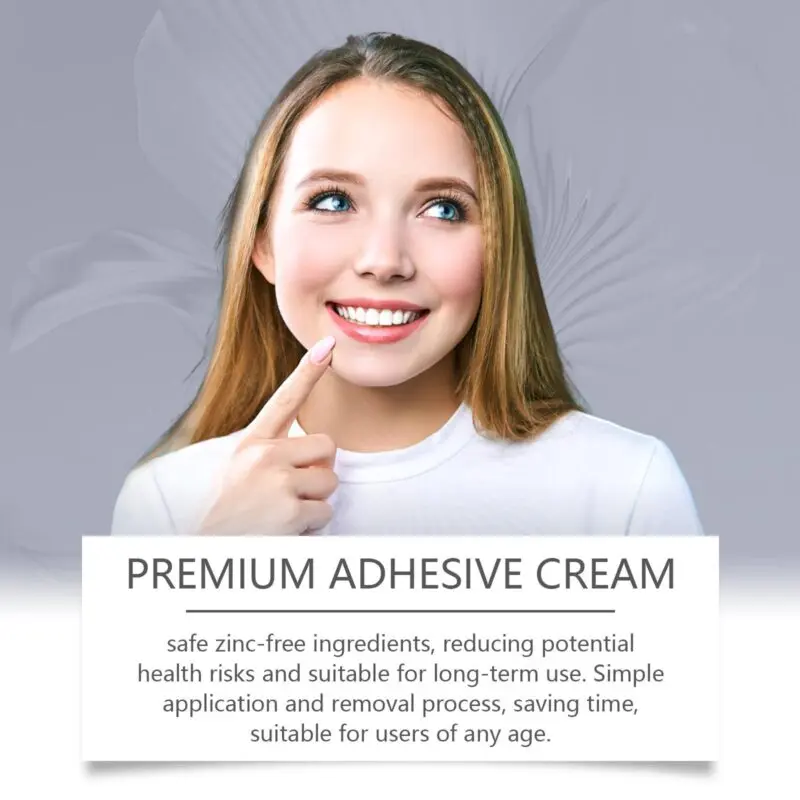 Oralhoe Denture Adhesive Cream for Loose Dentures, Comfort Care & Gum Protection - Image 4