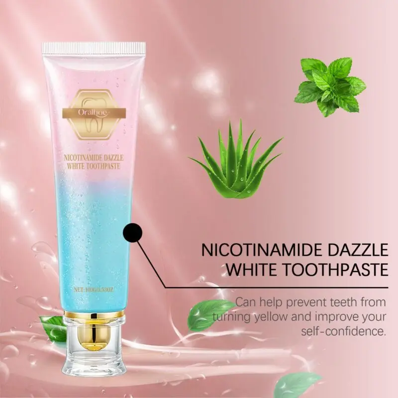 Oralhoe Niacinamide Toothpaste: Whitening, Fresh Breath, Sensitive Gums - Image 3