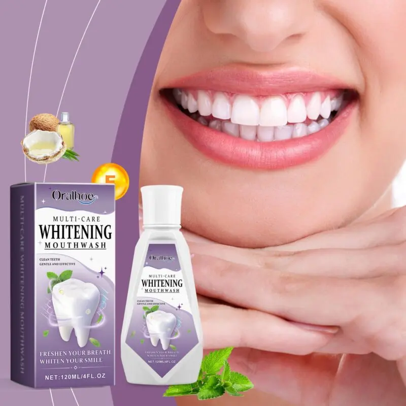 Oralhoe Mint Mouthwash: Stain Removal, Gum Care & Fresh Breath - Daily Oral Rinse - Image 2