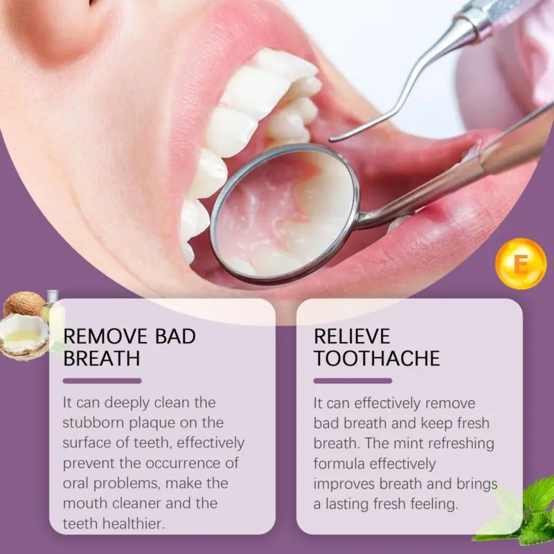 Oralhoe Mint Mouthwash: Stain Removal, Gum Care & Fresh Breath - Daily Oral Rinse - Image 3