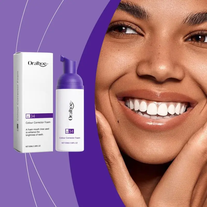 Oralhoe Purple Teeth Mousse: Stain Removal, Gentle Cleaning & Oral Care - Image 2