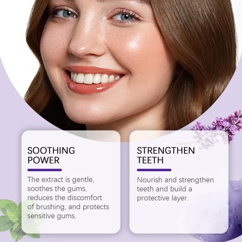 Oralhoe Purple Teeth Mousse: Stain Removal, Gentle Cleaning & Oral Care - Image 3