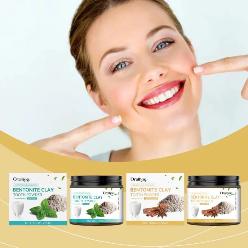 Oralhoe Volcanic Ash Tooth Powder for Stain Removal & Oral Care - Image 2