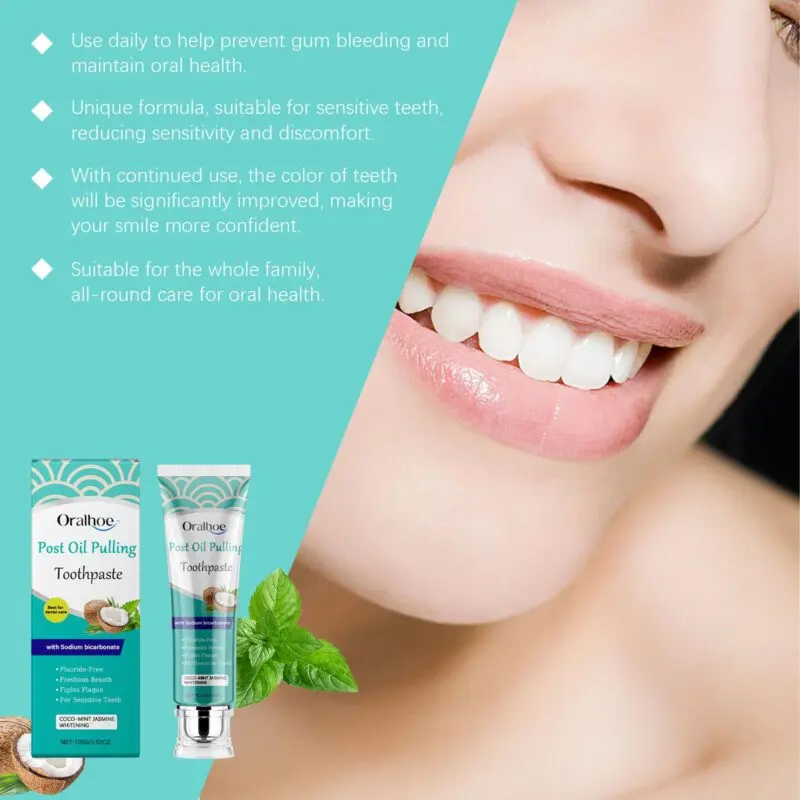 Oralhoe Toothpaste: Gentle Stain and Odor Removal for Daily Dental Hygiene - Image 4