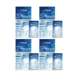 Oralhoe Teeth Whitening Strips - Stain Removal, Fresh Breath & Brightening
