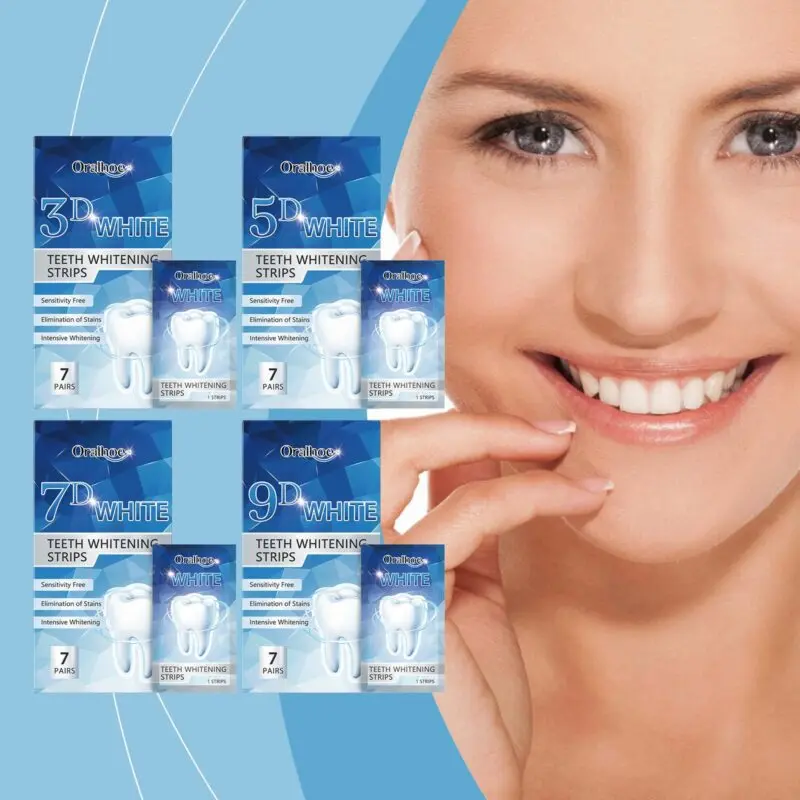 Oralhoe Teeth Whitening Strips - Stain Removal, Fresh Breath & Brightening - Image 2