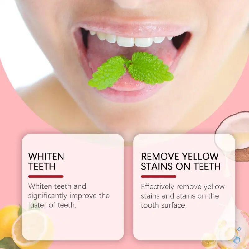 Oralhoe Brightening Toothpaste for Bad Breath, Yellow Stains & Gum Care - Image 3