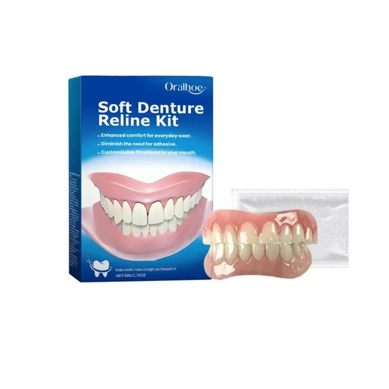 Oralhoe Denture Braces Kit - Cosmetic Dental Care, Orthodontic Hygiene and Oral Beauty