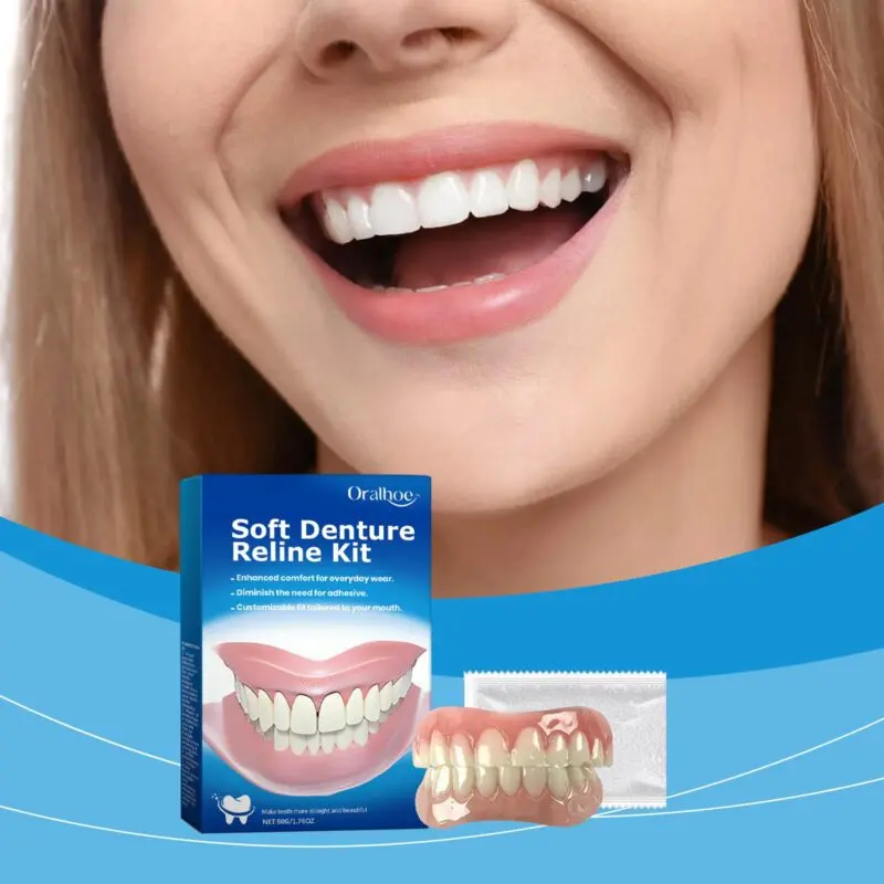 Oralhoe Denture Braces Kit - Cosmetic Dental Care, Orthodontic Hygiene and Oral Beauty - Image 2