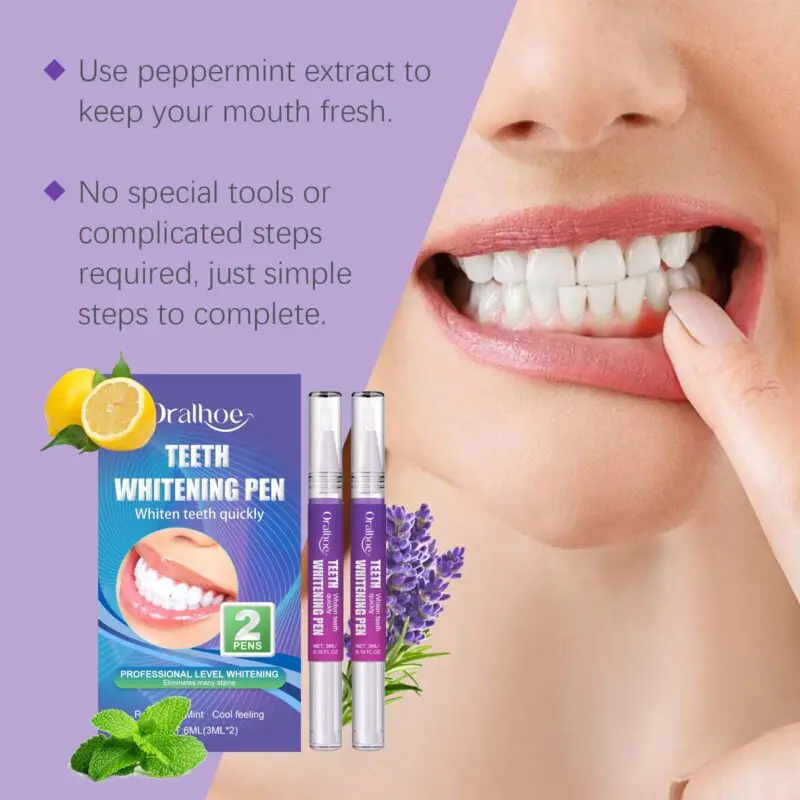 Oralhoe Tooth Gel Pen - Natural Shine, Gentle Cleaning & Fresh Breath - Image 3