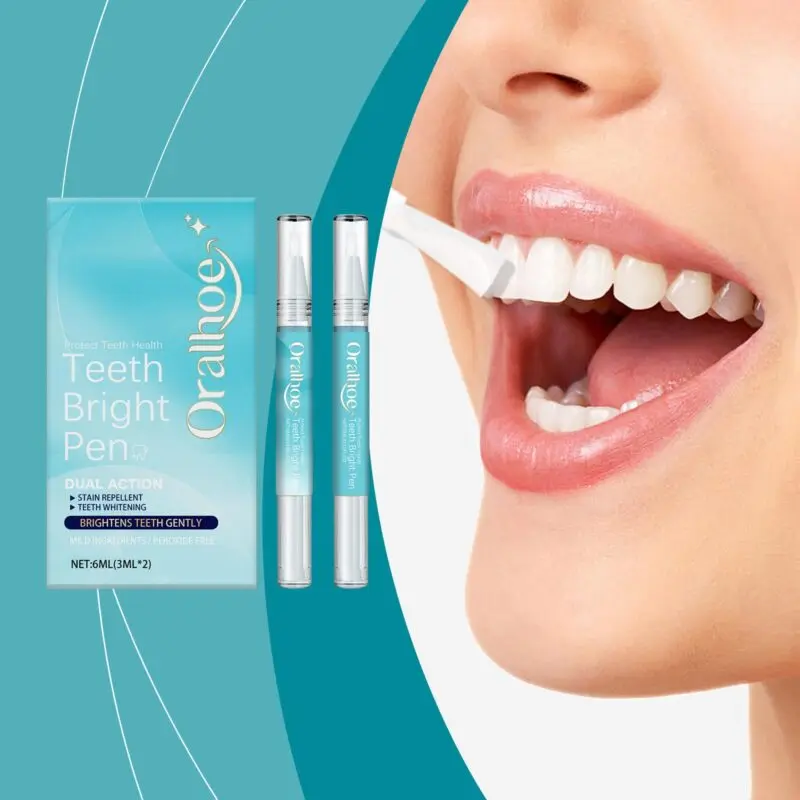 Oralhoe Dental Whitening Pen - Stain Remover for Fresh Breath, Portable Teeth Care - Image 2
