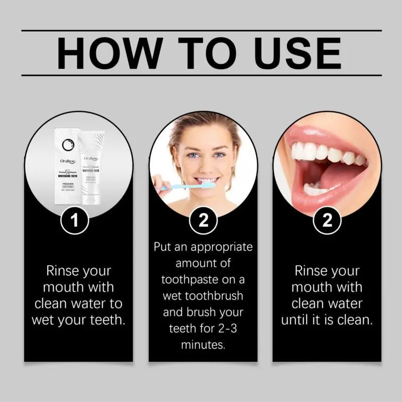 Oralhoe Anti-Cavity Whitening Toothpaste - Gum Care & Stain Removal - Image 5