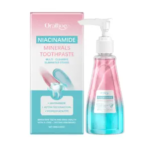 Oralhoe Niacinamide Toothpaste for whitening, enamel support, and gentle tartar removal