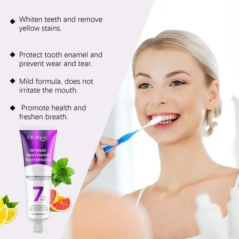 Oralhoe Stain Removal Toothpaste - Gentle Daily Care for Brightening - Image 2
