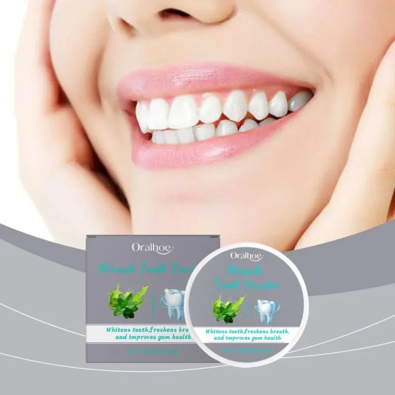 Oralhoe Mint Tooth Powder: Gentle Teeth Cleaning for Fresh Breath & Oral Hygiene - Image 2