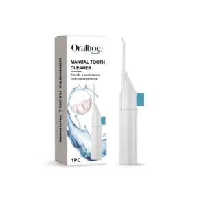 Oralhoe Manual Water Flosser for Gentle Teeth Cleaning and Oral Care