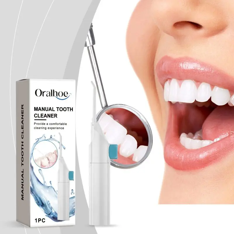 Oralhoe Manual Water Flosser for Gentle Teeth Cleaning and Oral Care - Image 2