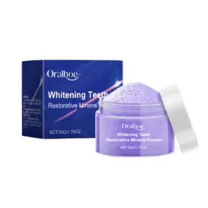 Oralhoe Purple Brightening Powder - Gentle Teeth Cleaning & Fresh Breath