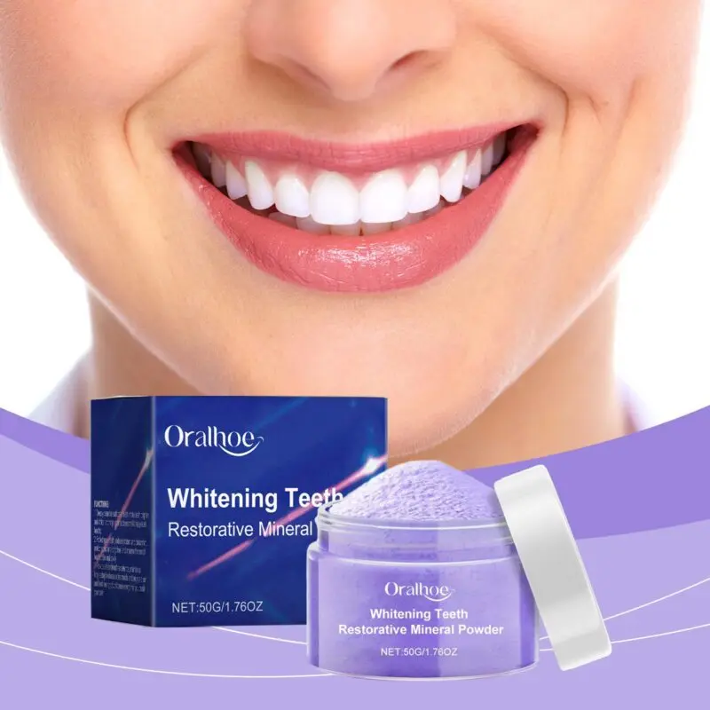 Oralhoe Purple Brightening Powder - Gentle Teeth Cleaning & Fresh Breath - Image 2