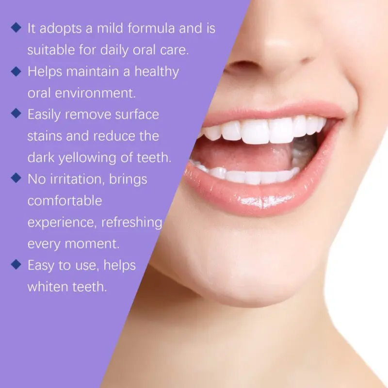 Oralhoe Purple Brightening Powder - Gentle Teeth Cleaning & Fresh Breath - Image 3