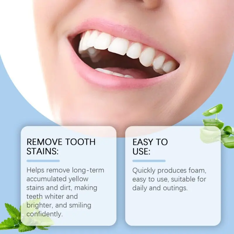 Oralhoe Mint Toothpaste Tablets: Stain Removal & Fresh Breath - Image 2
