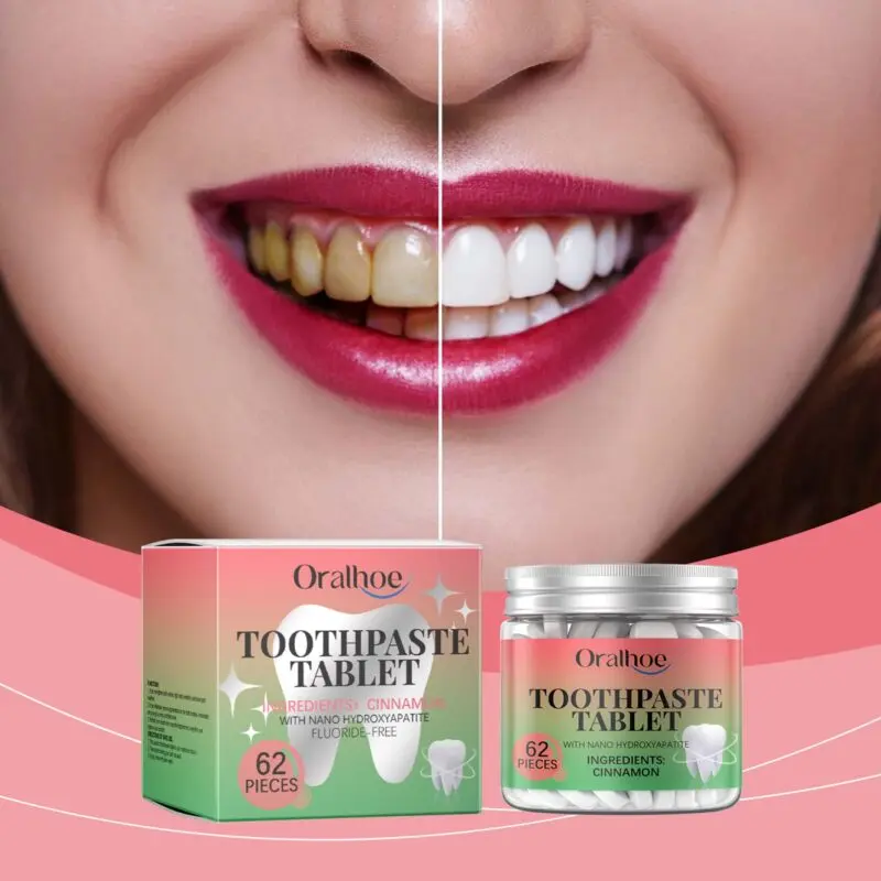 Oralhoe Cinnamon Toothpaste Tablets for Stain Removal and Oral Care - Image 2