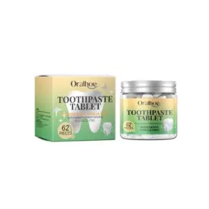 Oralhoe Vanilla Mint Toothpaste Tablets - Stain Removal & Fresh Breath
