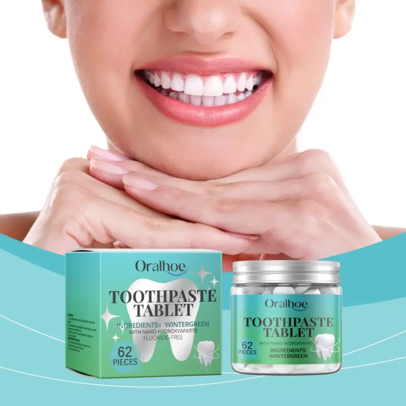 Holly Whitening Toothpaste Tablets: Teeth Cleaning, Fresh Breath & Enamel Care - Image 2