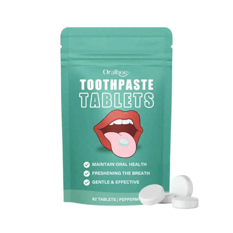 Oralhoe Clean Toothpaste Tablets: Stain Removal & Fresh Breath