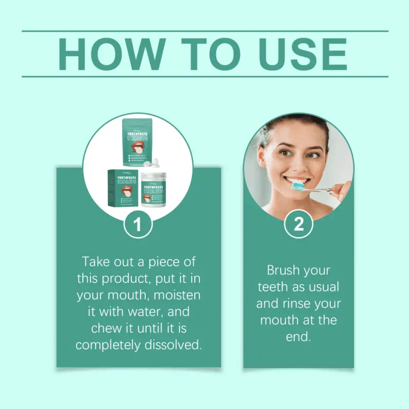 Oralhoe Clean Toothpaste Tablets: Stain Removal & Fresh Breath - Image 4
