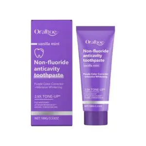 Oralhoe Purple Gloss Toothpaste - Gentle Yellow, Tartar & Odor Care, Fresh Mouth