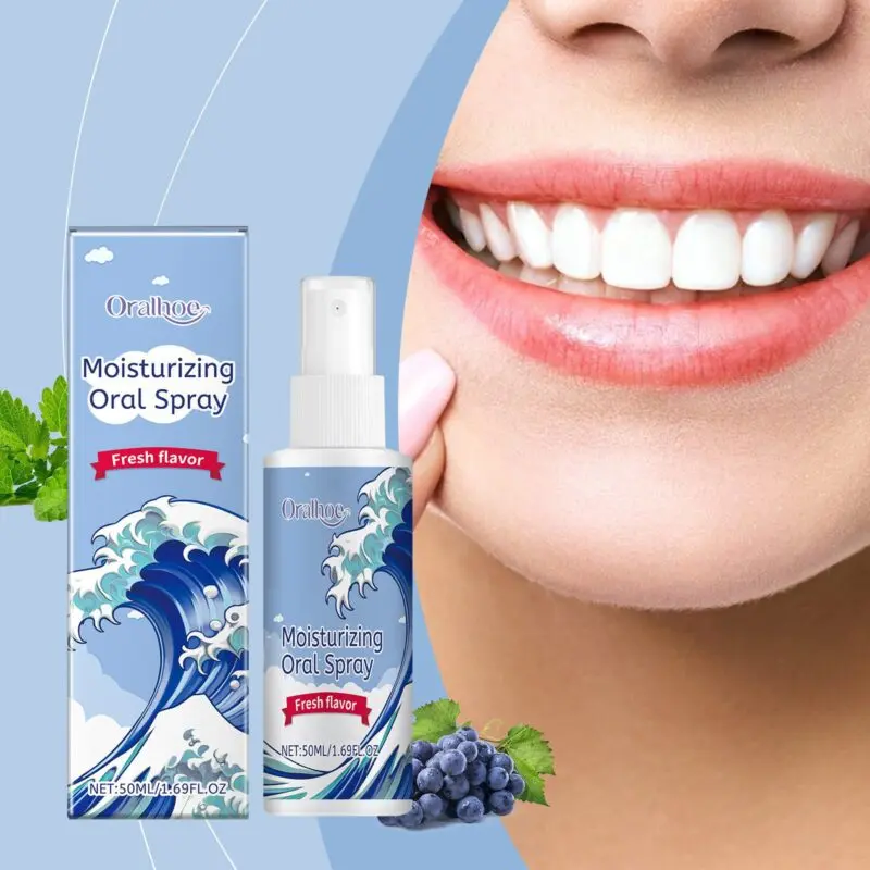 Oralhoe Herbal Mouth Spray: Instant Fresh Breath & Oral Care - Portable